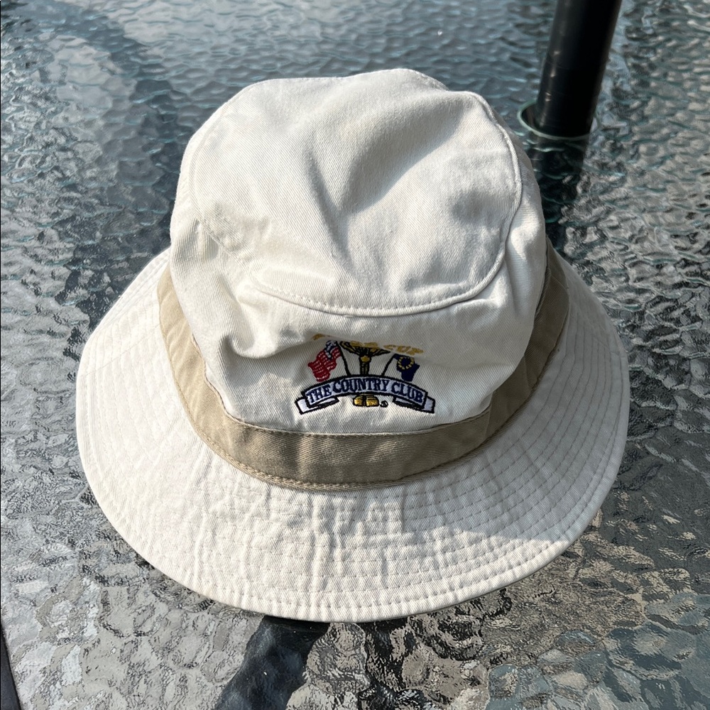 Tan Golfers Bucket Hat with Ryder Cup Logo